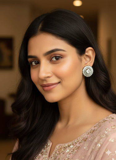 Chakra Diamond Stud Earrings
